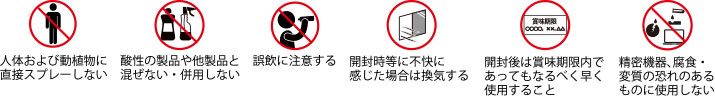 取り扱いのご注意の画像